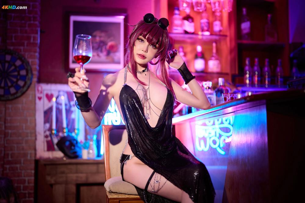 《Joyce Lin2x – Kafka Black Prom (Honkai Star Rail)[481MB-73photos]》图集预览