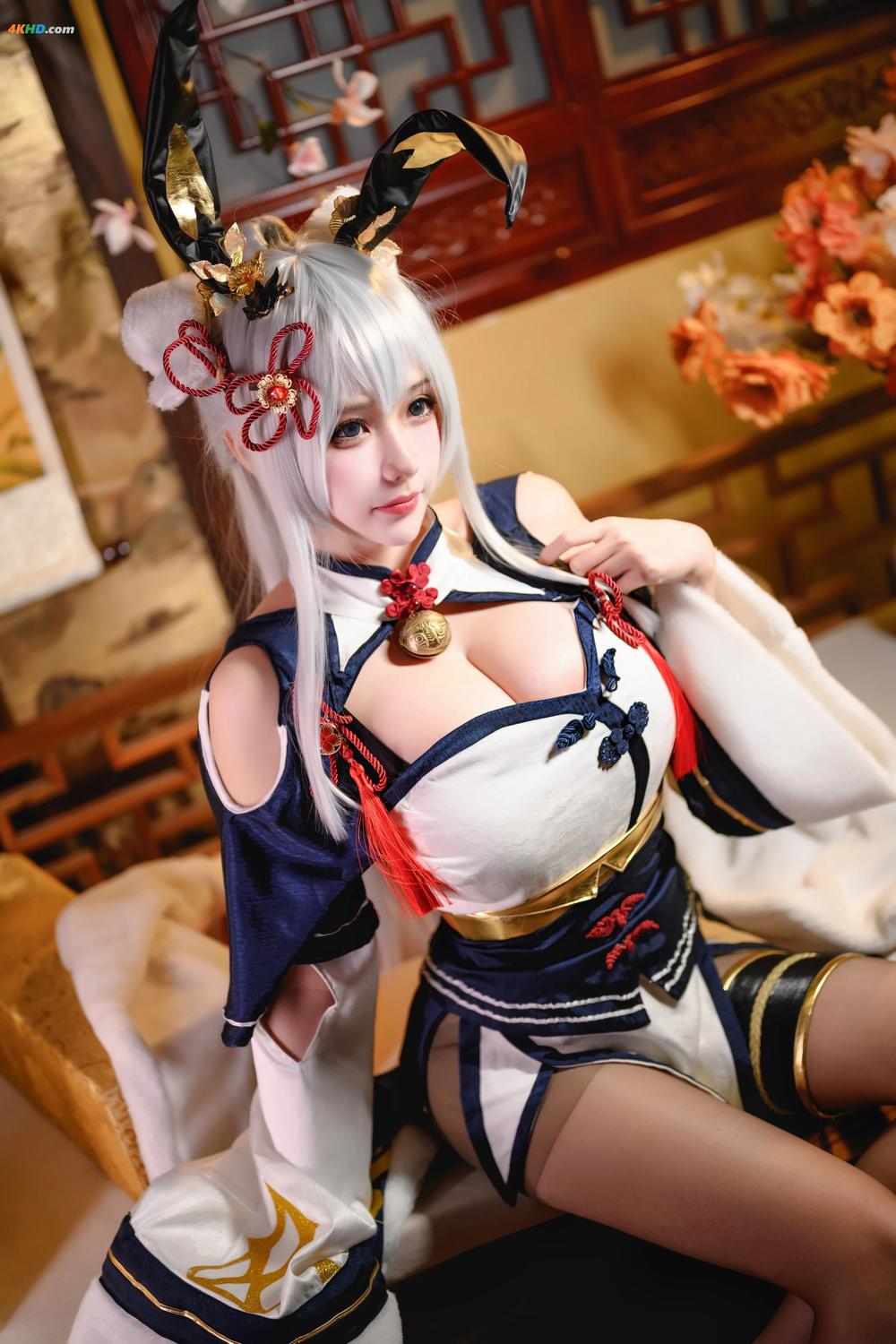 《凛子酱 – 旗袍兔兔[100MB-21photos]》图集预览