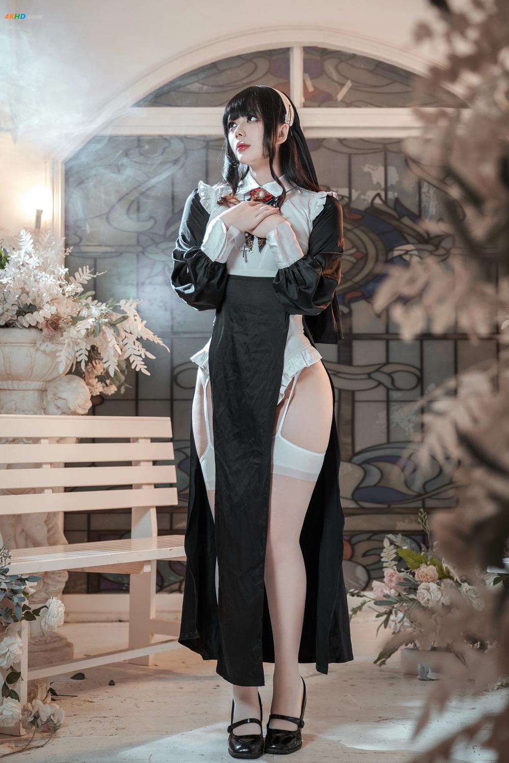 《九言 – 修女与狗[558MB-60photos]》图集预览