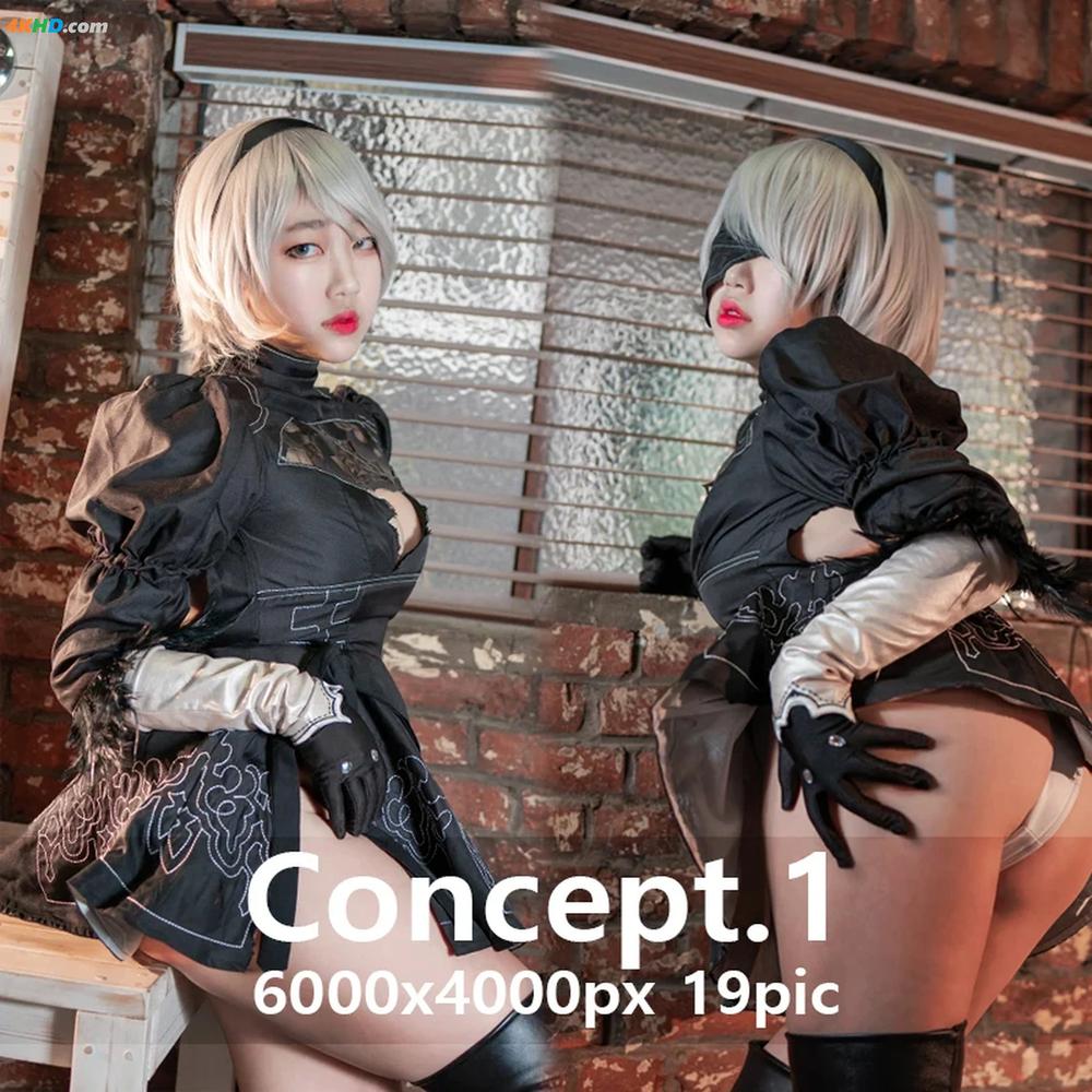《[Creamsoda] Baegle – NieR Automata(386MB)(54photos)》图集预览