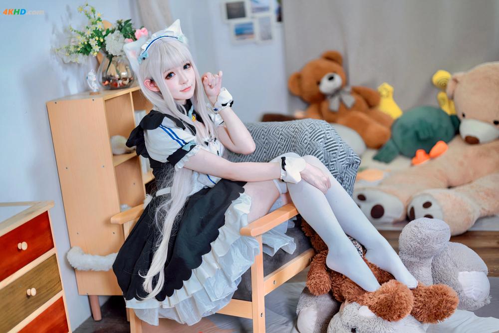 《茶教授 ​​​- ​​​猫耳女仆[39MB-18photos]》图集预览