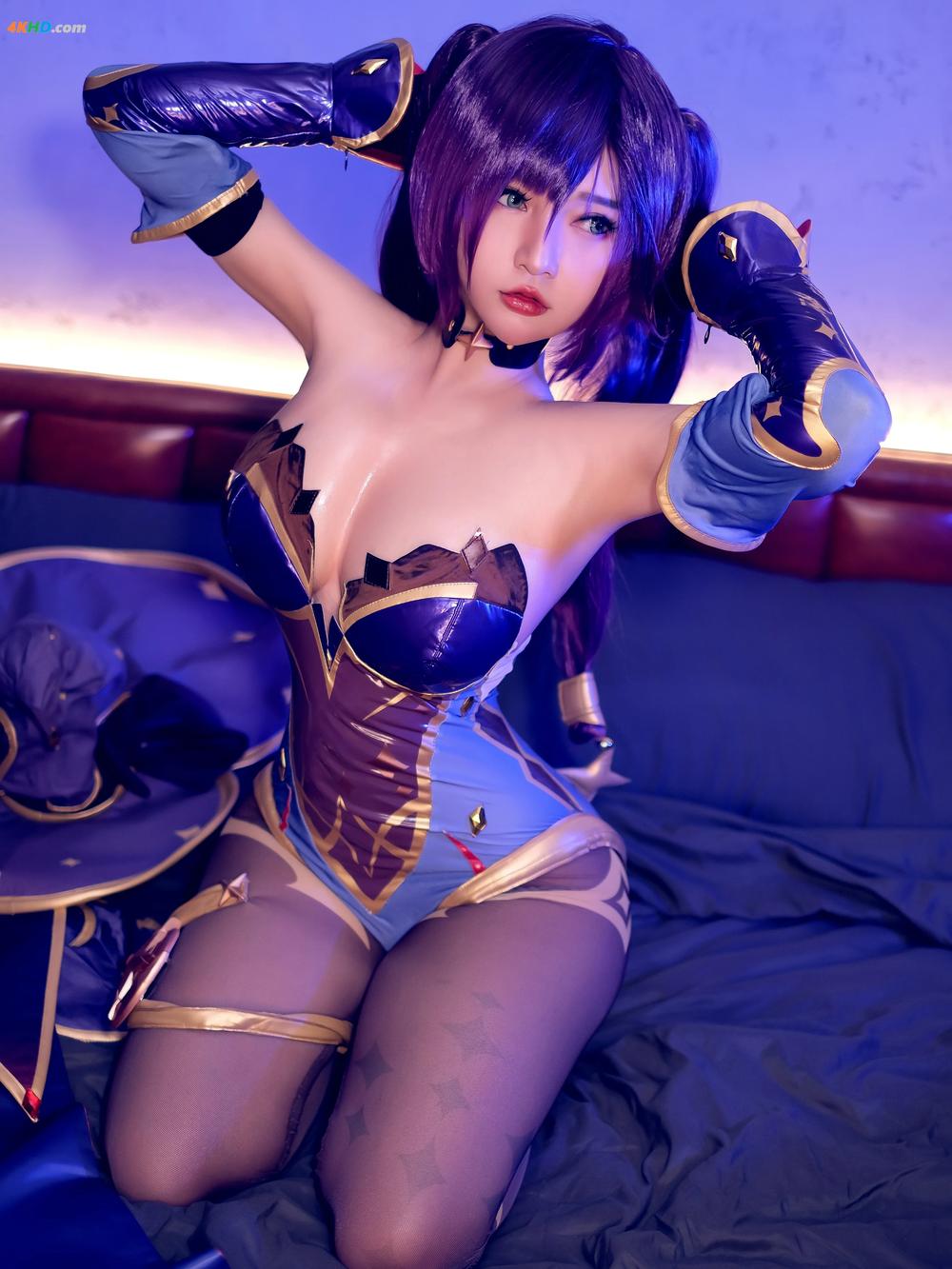 《Potato Godzilla – Mona (Genshin Impact)(125MB)(14photos)》图集预览