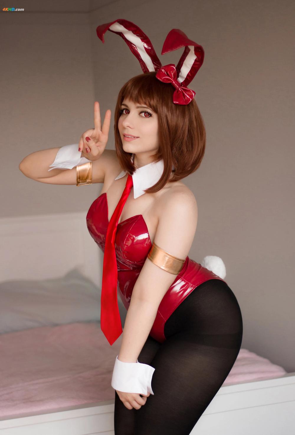 《Mirikashi – Ochako Uraraka Bunny Suit[19MB-26photos]》图集预览