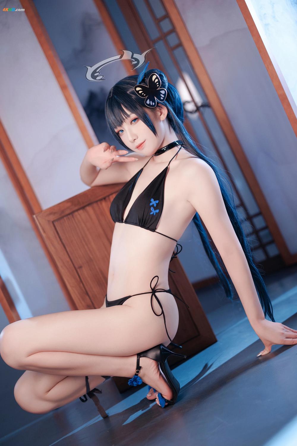 《封疆疆v – 碧蓝档案 妃咲 泳装[150MB-30photos]》图集预览