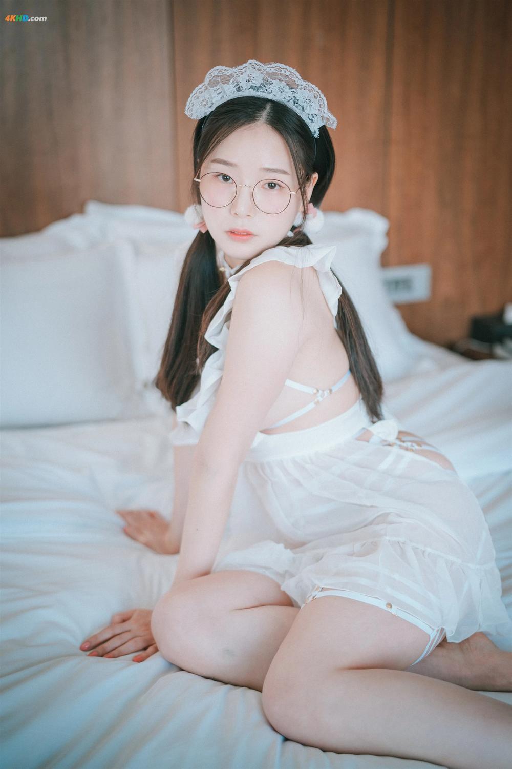《DJAWA Photo – Pia (피아) – Sheer Chiffon Apron(146MB)(66photos)》图集预览