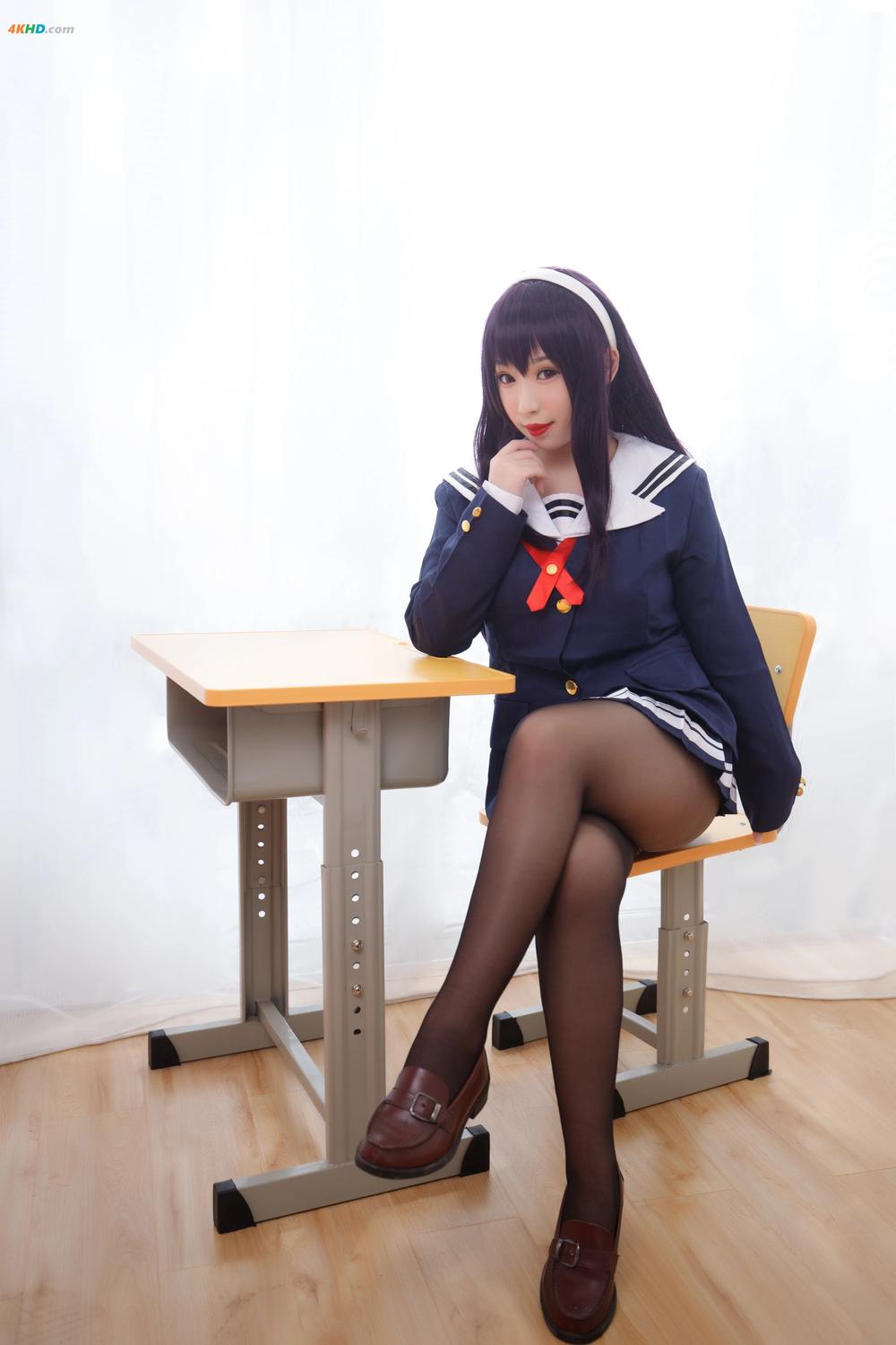 《胡桃猫Kurumineko – 霞之丘诗羽 校服&兔女郎[969MB-187photos]》图集预览