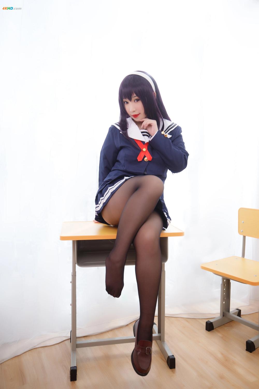 《胡桃猫Kurumineko – 霞之丘诗羽 校服&兔女郎[969MB-187photos]》图集预览