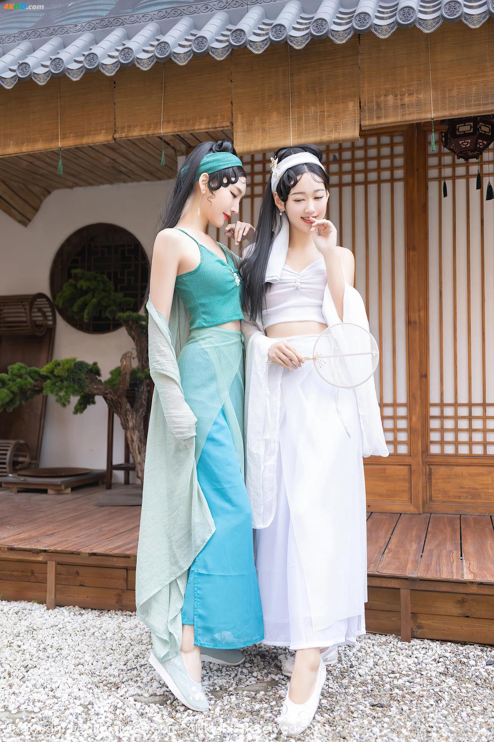 《XIUREN No.4952 Tang An Qi (唐安琪) & Lu Xuan Xuan (陆萱萱)(497MB)(93photos)》图集预览