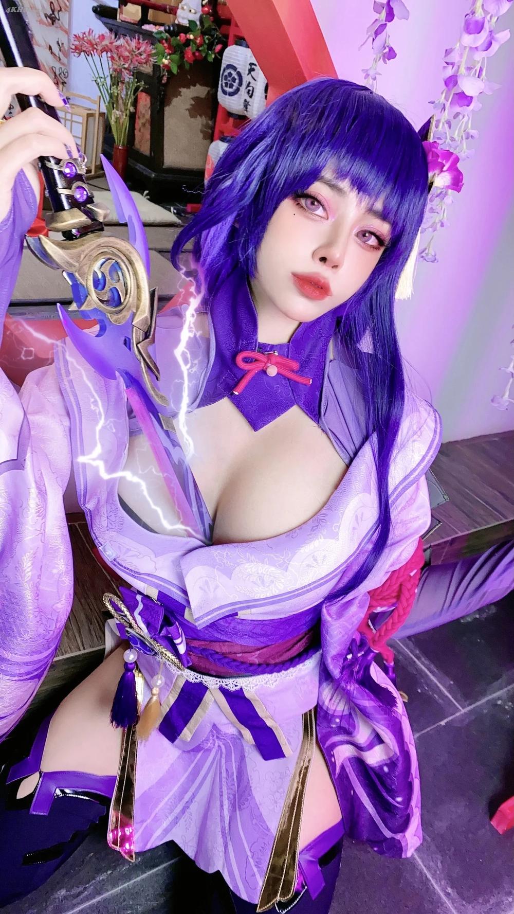 《Coser @ Byoru –Raiden Shogun(1428MB)(73photos)》图集预览
