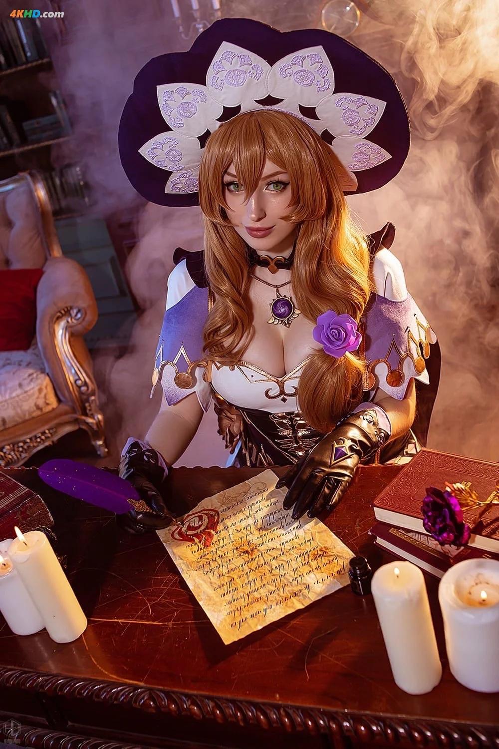 《Lady Melamori – Lisa (Genshin Impact)(20MB)(37P)》图集预览