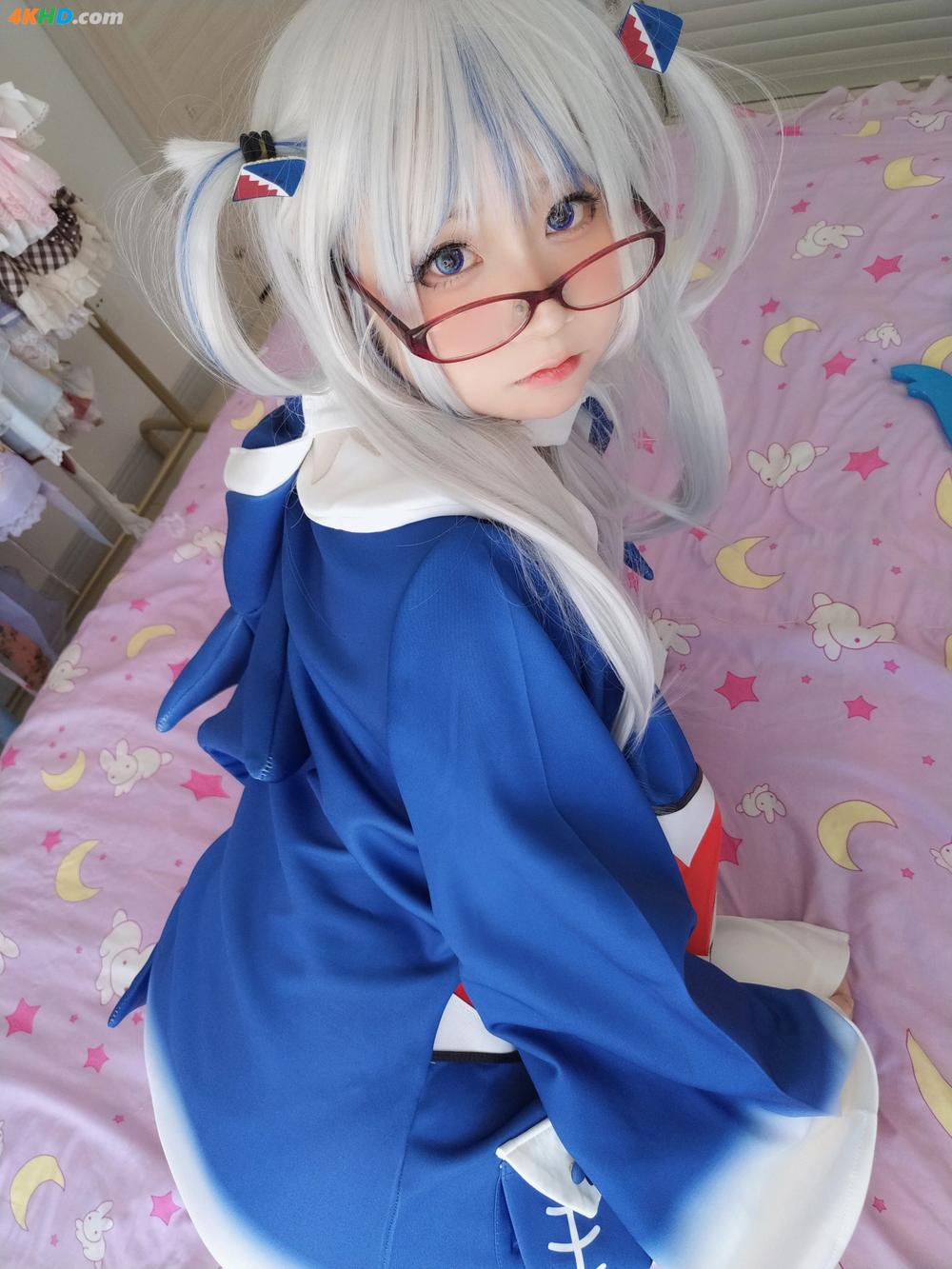 《(IMAGESET) [YaoYaoQwQ] Gawr Gura cosplay(71P)》图集预览
