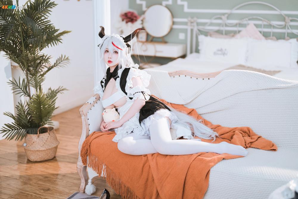 《Rioko 凉凉子 – Agir Maid (Azur Lane)[264MB-30photos]》图集预览