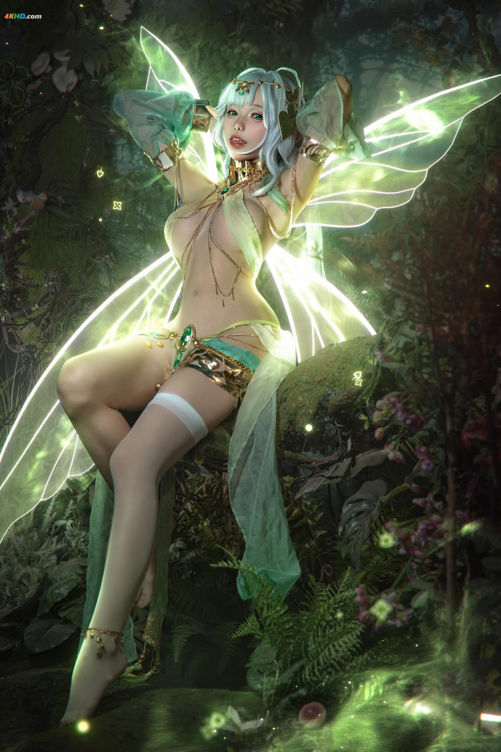 《黏黏团子兔（咬一口兔娘）- 被遗忘的大慈树王[1446MB-74photos]》图集预览