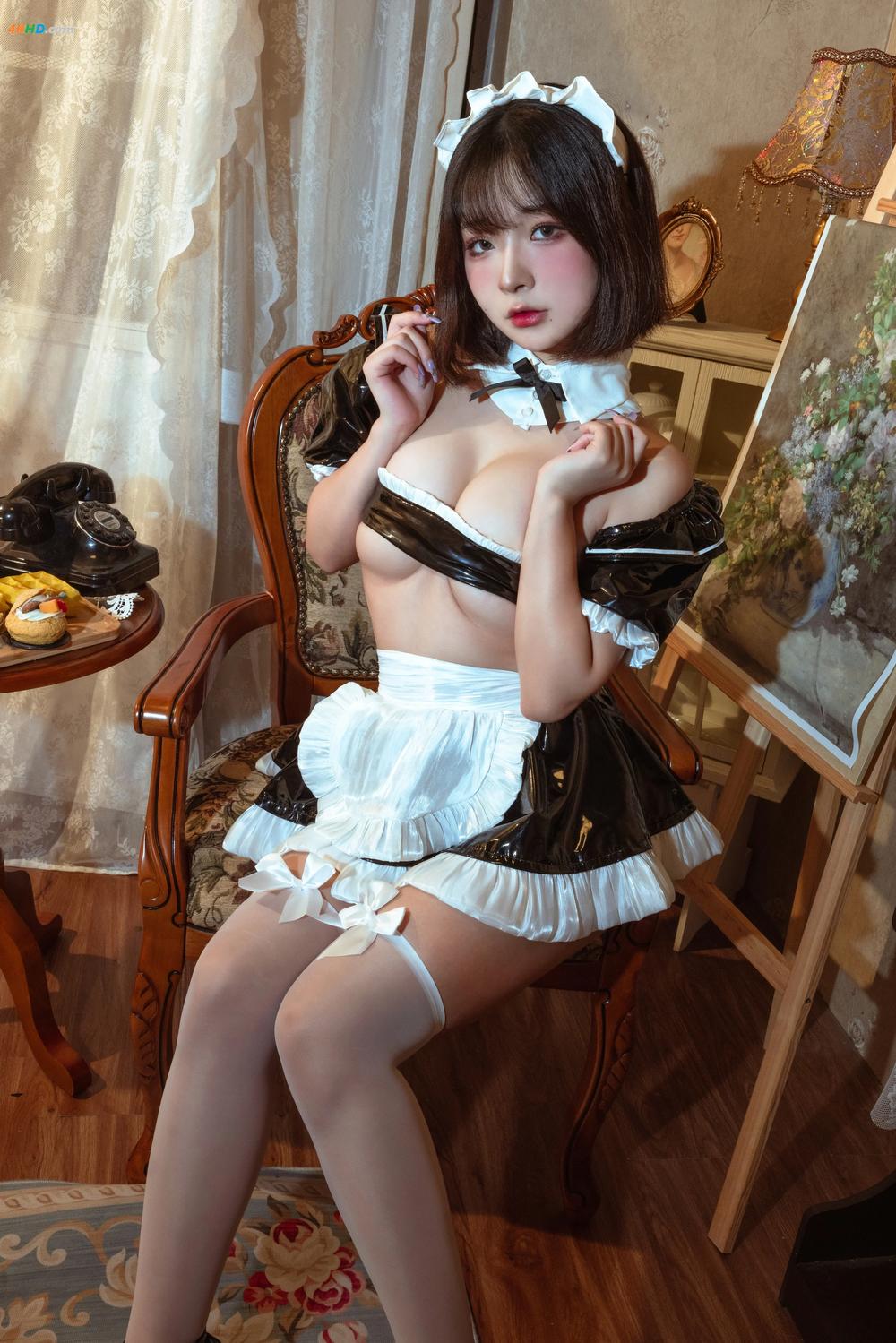 《yuuhui玉汇 (Kokuhui) – 假日女仆[1554MB-74photos]》图集预览