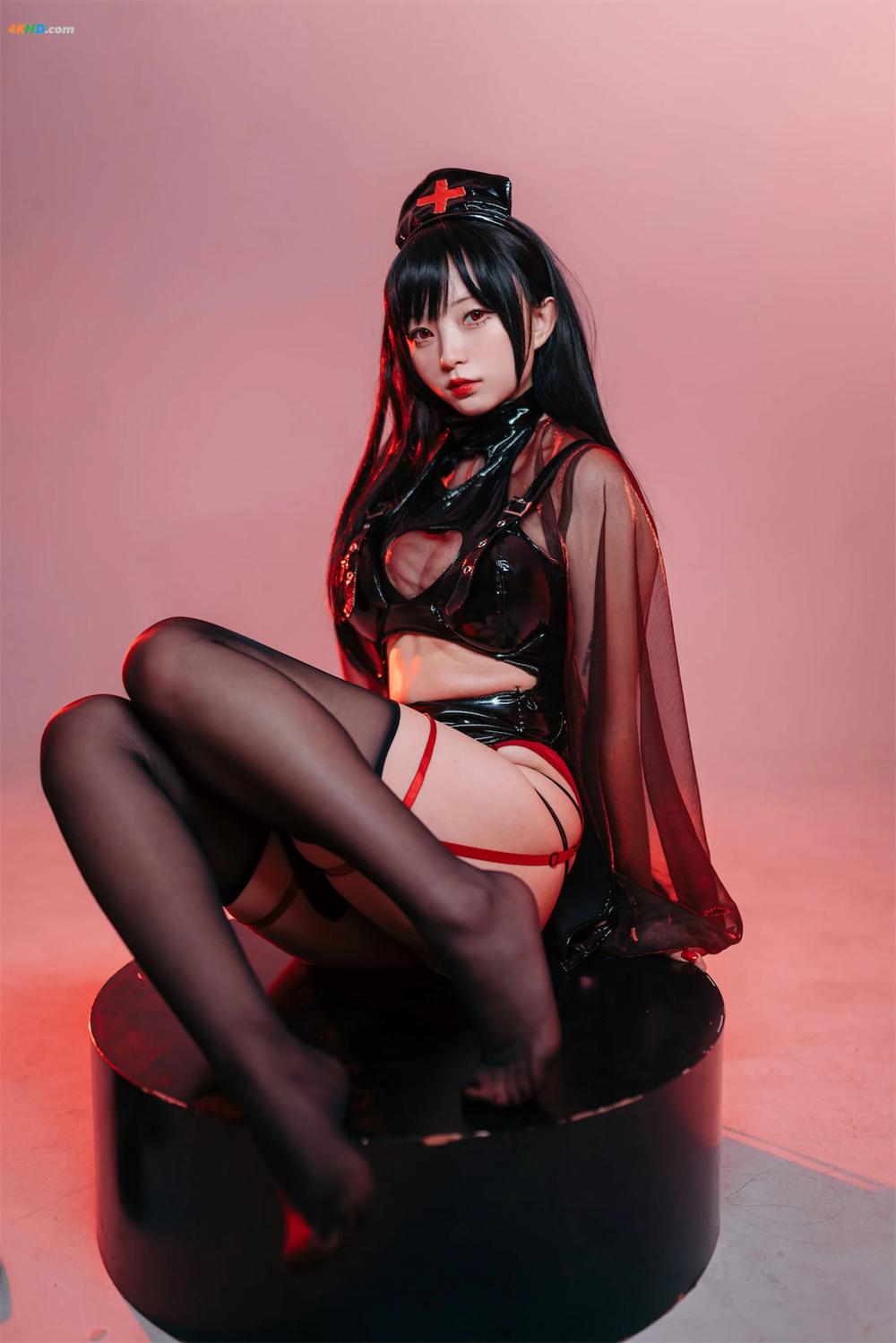 《花铃 – 猩红护士[158MB-77photos]》图集预览