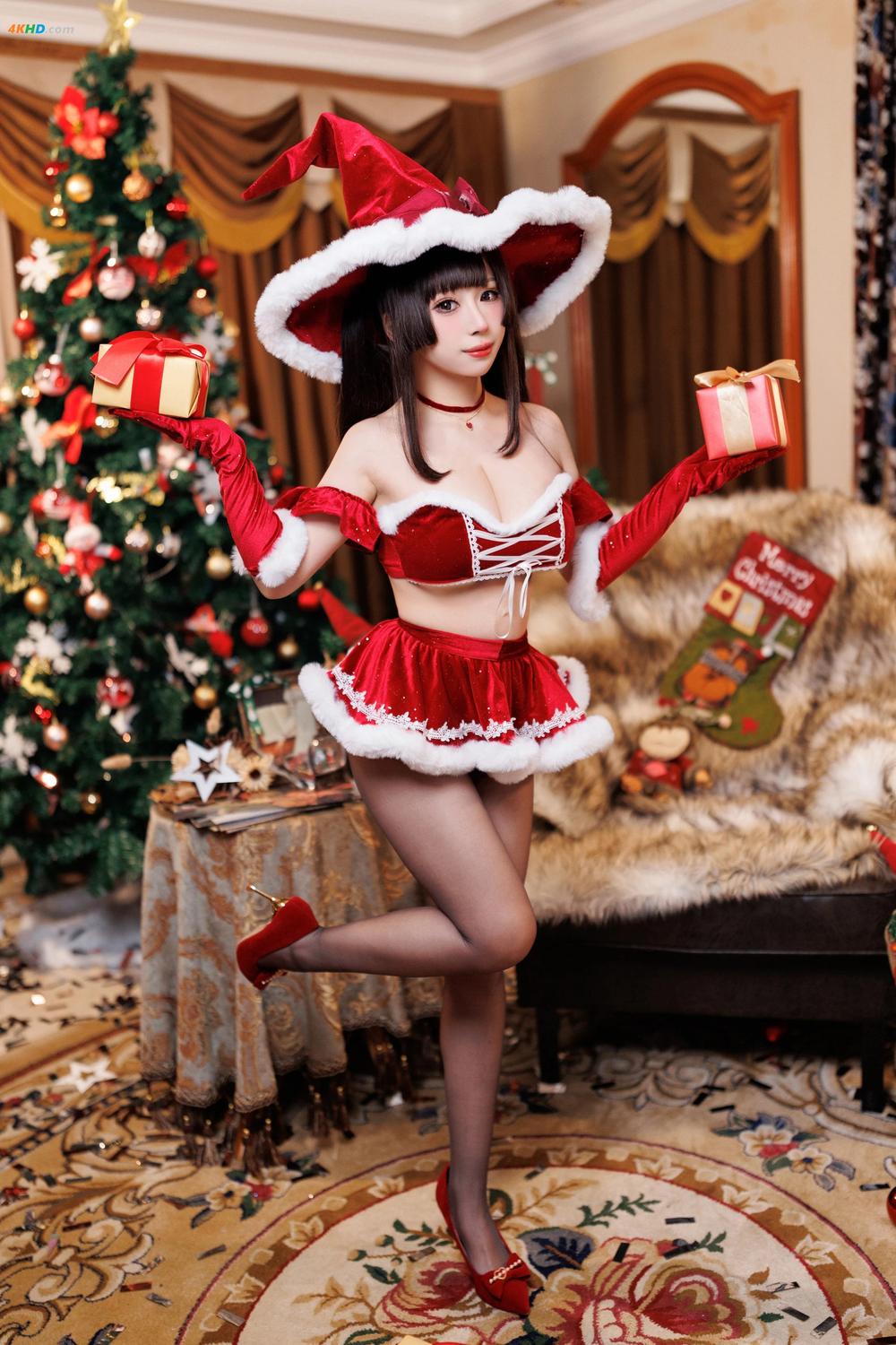 《胡桃猫Kurumineko – 魔女圣诞夜[955MB-109photos]》图集预览