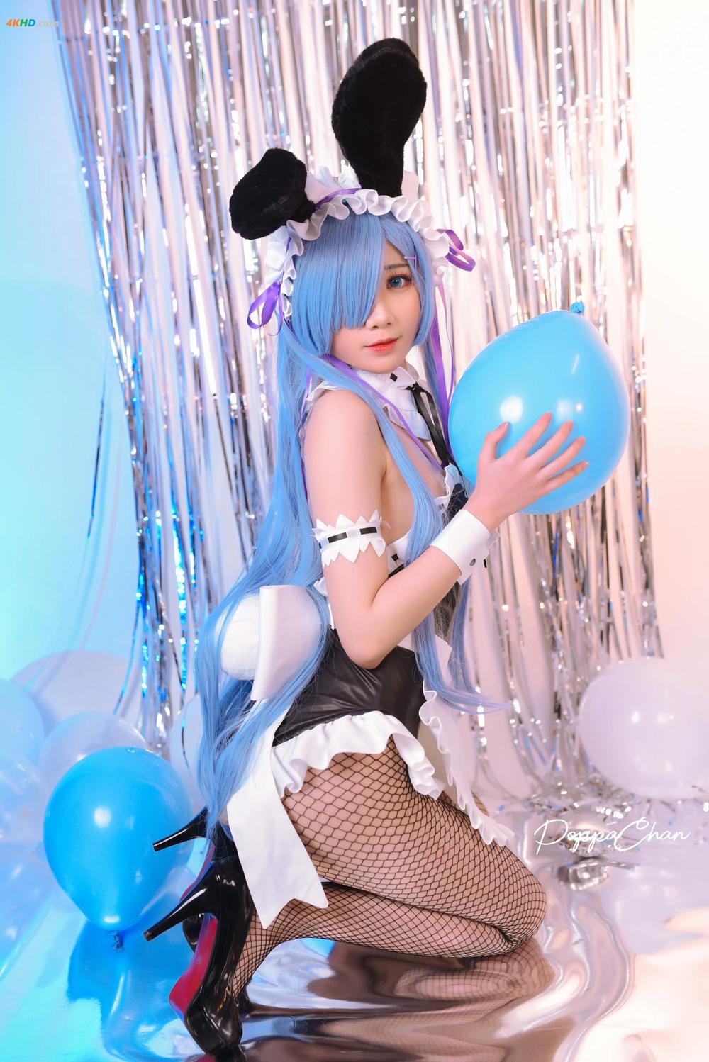 《Poppa Chan – Rem Bunny – Re-Zero (Sexy and Cute content)[493MB-37photos]》图集预览