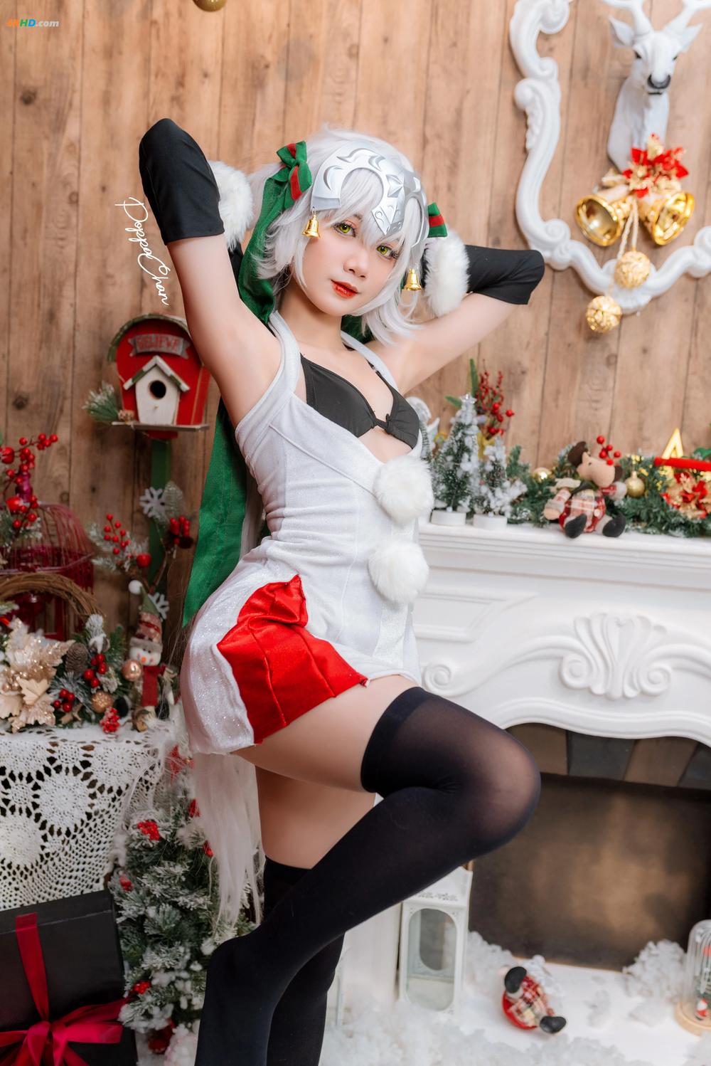 《Poppa Chan – Jeanne D’arc Alter Santa Lily (NSFW -Sexy and Lewd content)[192MB-26photos]》图集预览