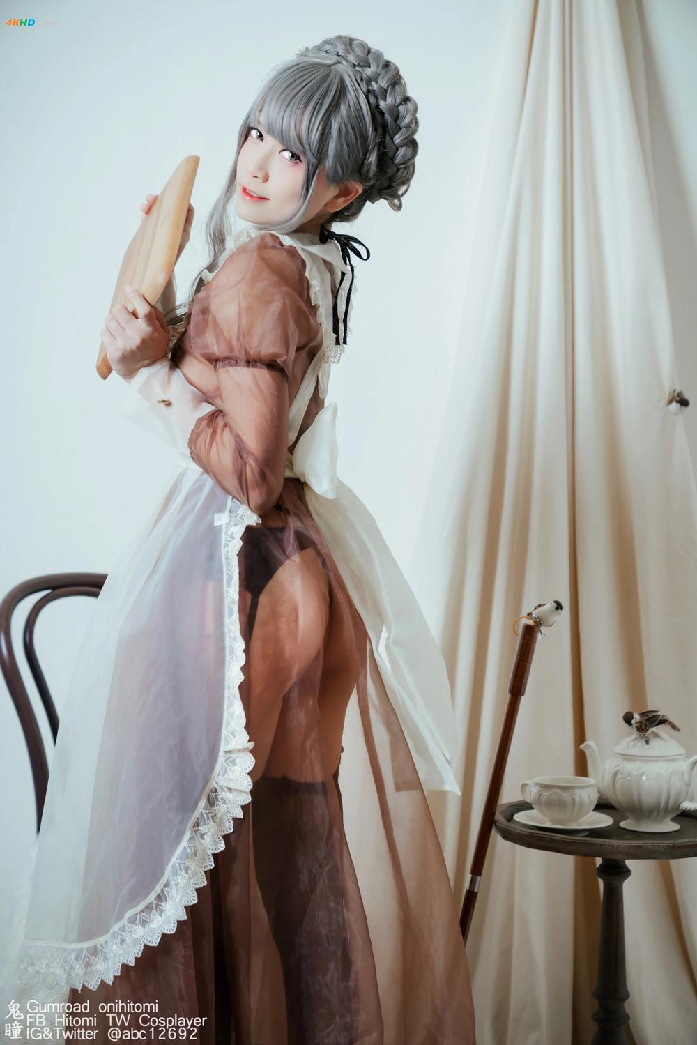 《Oni Hitomi – 女僕1+2[653MB-50photos]》图集预览