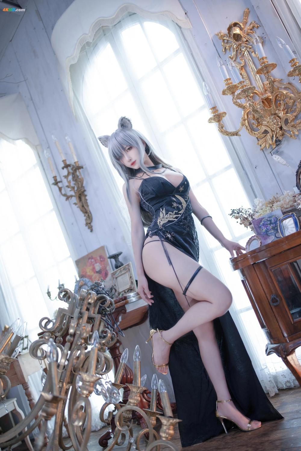 《Shika小鹿鹿 明日方舟 黑[273MB-15photos]》图集预览