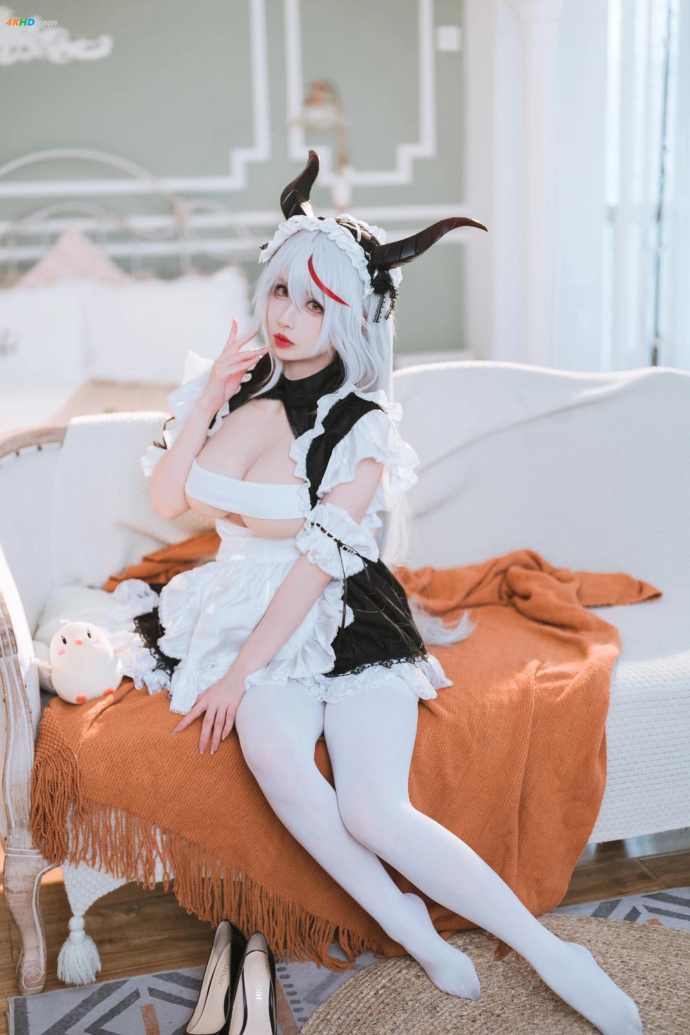 《rioko凉凉子 – 妄想航线 港区的龙女仆[265MB-30photos]》图集预览