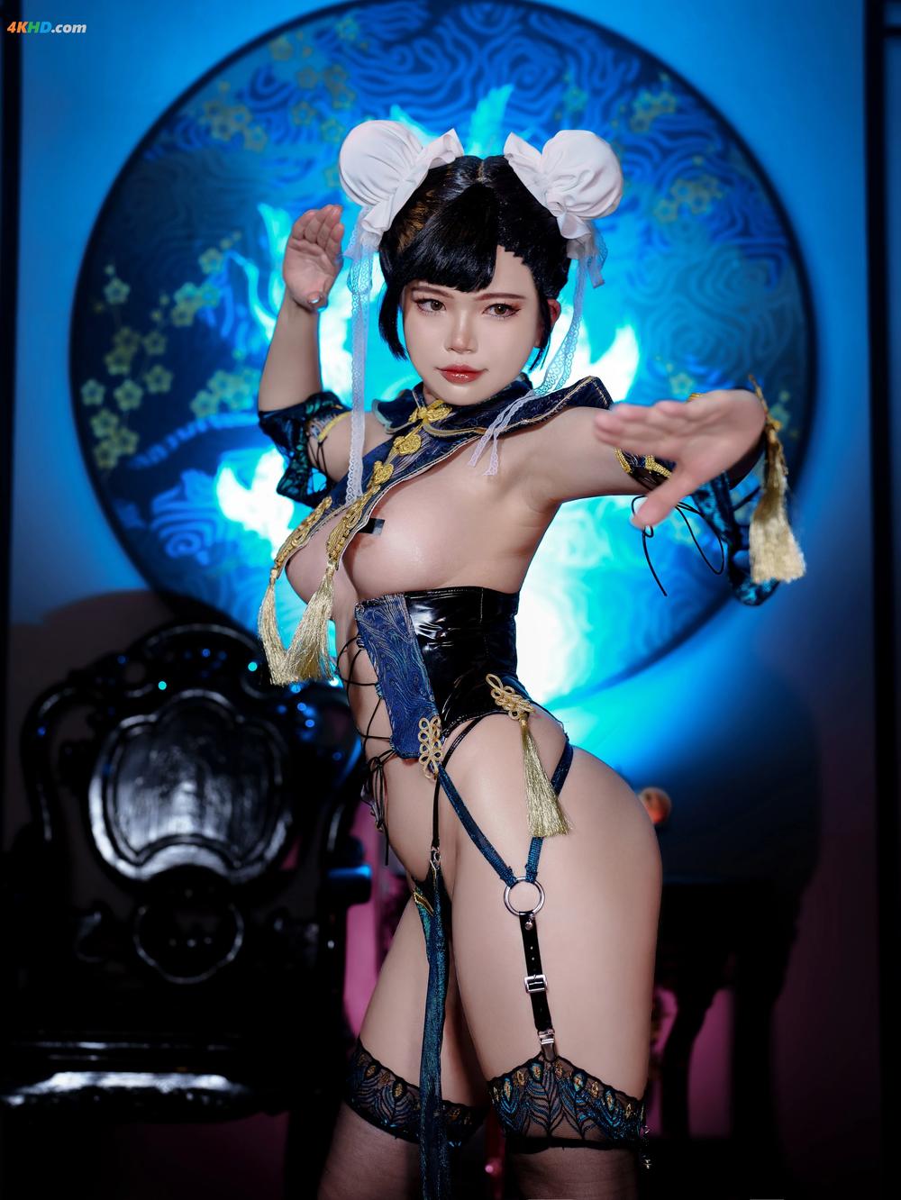 《ZinieQ – Chunli Street Fighter[974MB-34photos]》图集预览