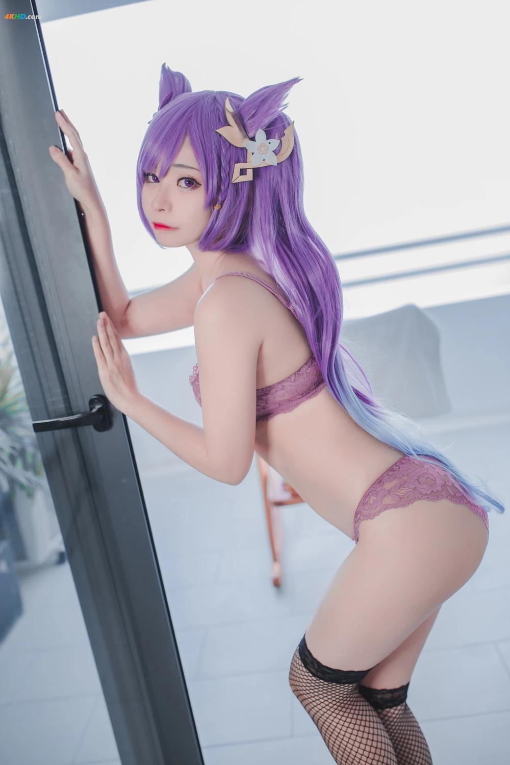 《(Cosplay) Meenfox – Keqing Lingerie[192MB-40photos]》图集预览
