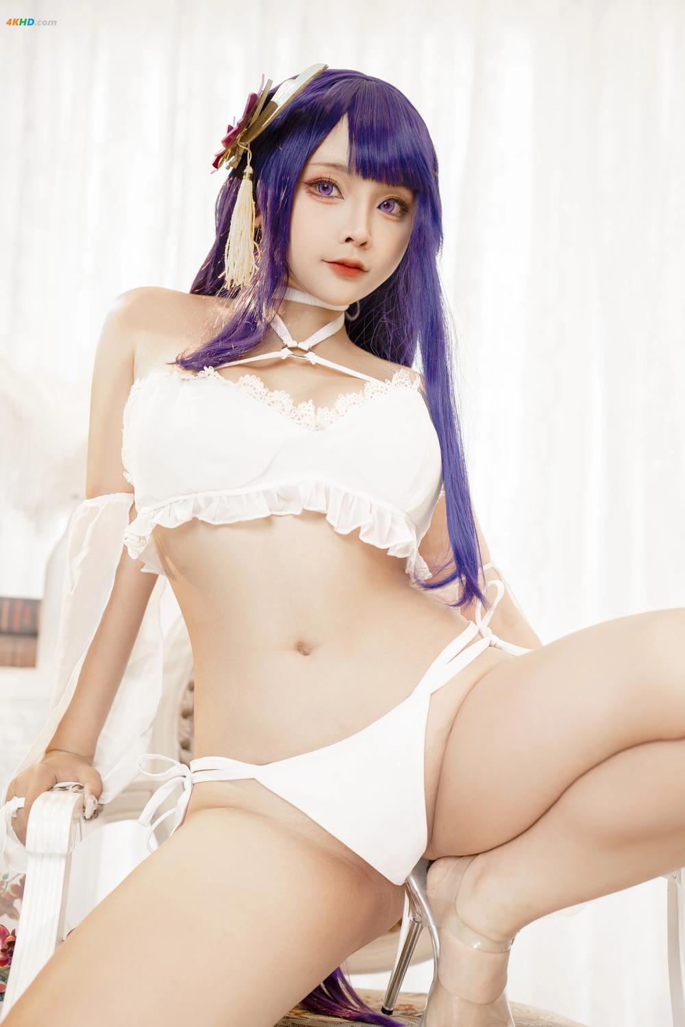 《Sayo Momo x Sally Dorasnow – Raiden Yae[118MB-20photos]》图集预览