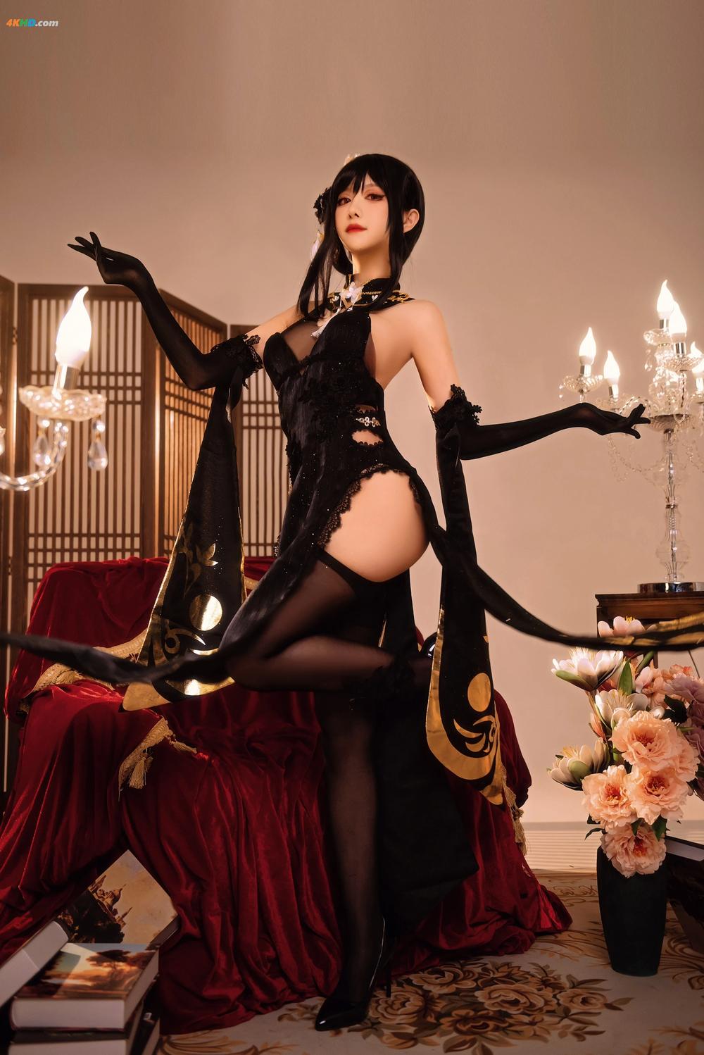 《Shika小鹿鹿 – 碧蓝航线镇海 奇奢花苑[134MB-28photos]》图集预览