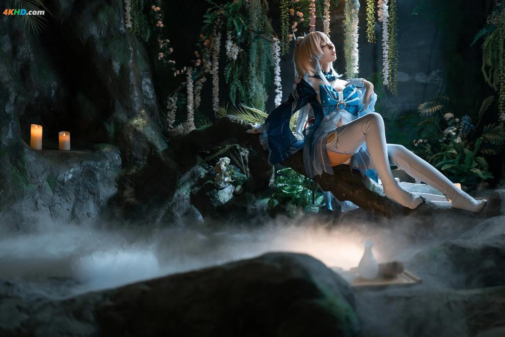 《蠢沫沫 – 原神 心海[62MB-9photos]》图集预览