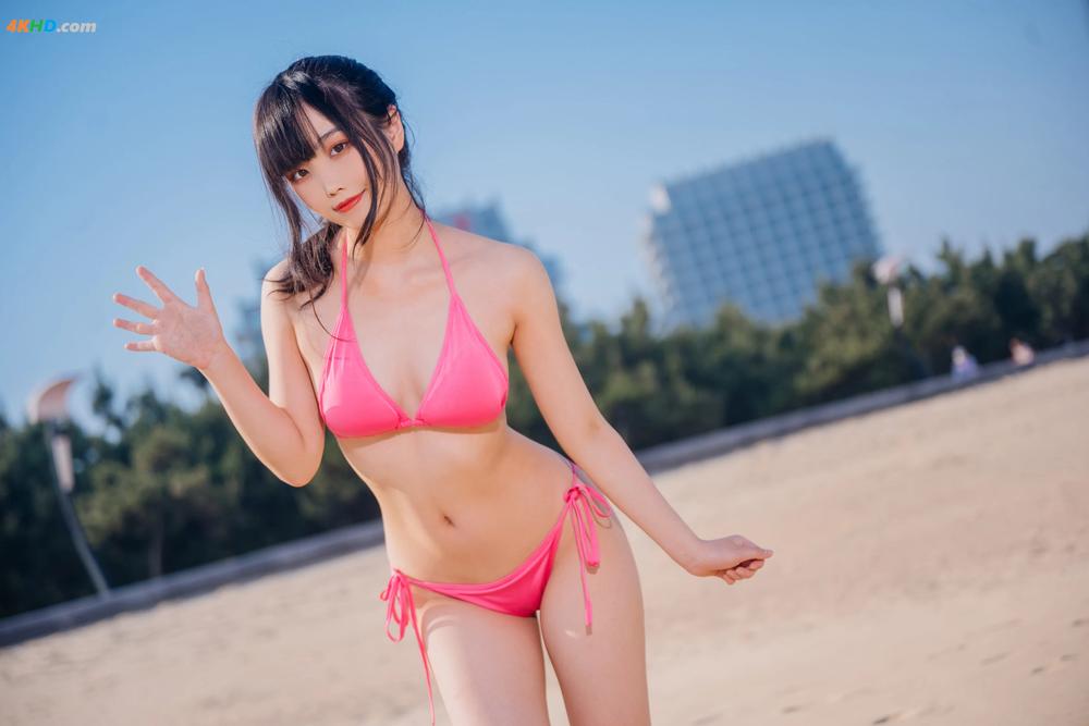 《汪知子 – 粉色比基尼[253MB-30photos]》图集预览