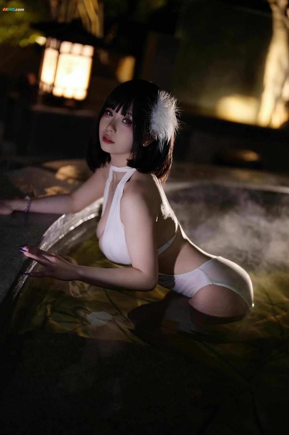 《末夜787 – 夏日白色泳装[504MB-23photos]》图集预览