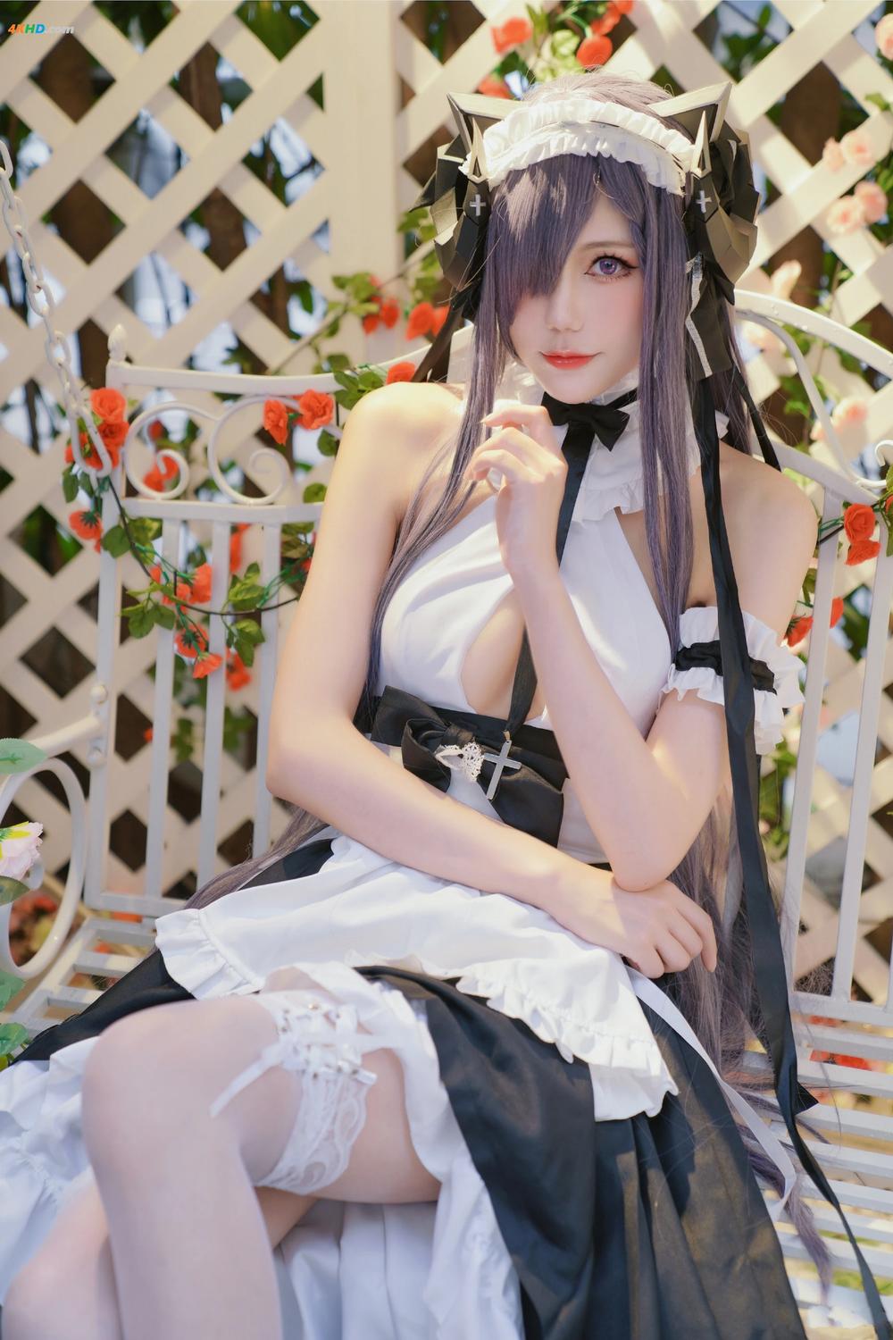 《彩芸_Nebula – 奥古斯特女仆[19MB-12photos]》图集预览