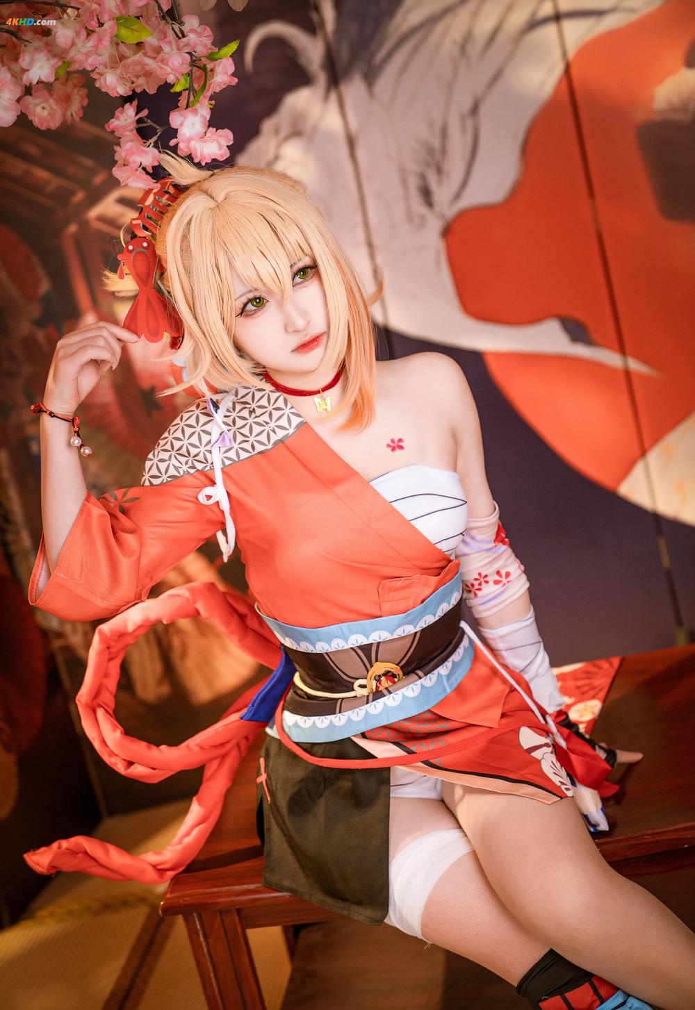 《喵喵的喵吖 – 原神宵宫[106MB-15photos]》图集预览