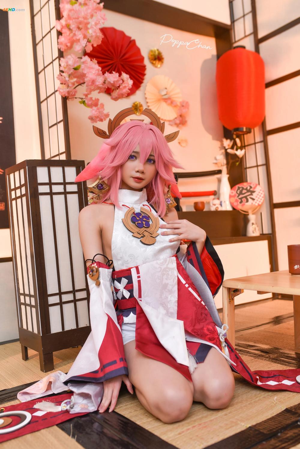 《PoppaChan – Yae Miko[229MB-30photos]》图集预览
