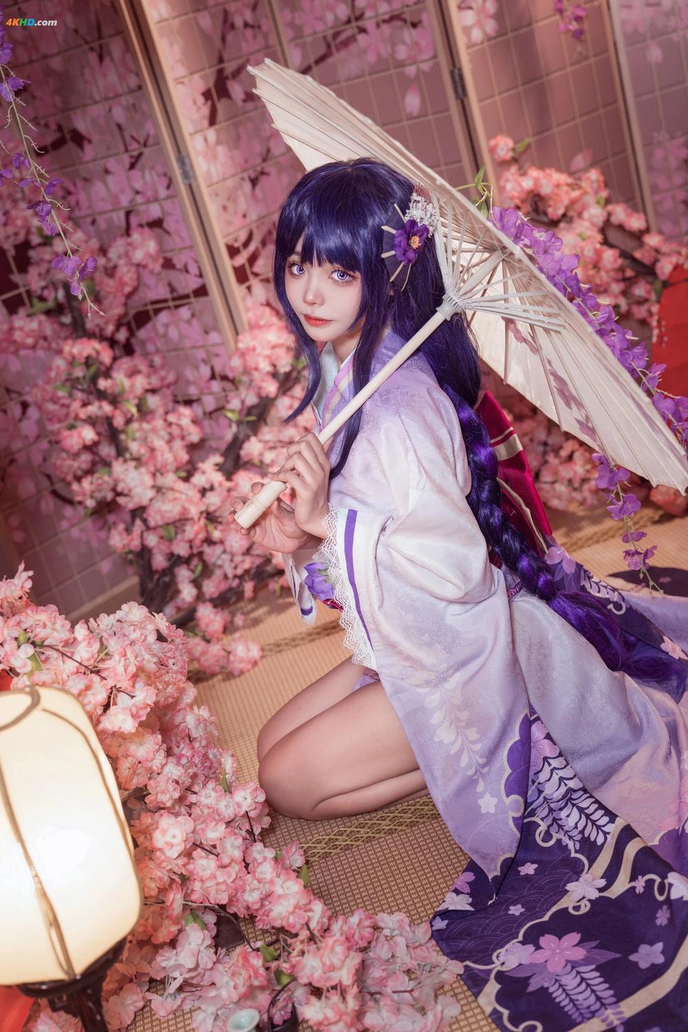 《艾西aiwest – 雷电将军[576MB-30photos]》图集预览