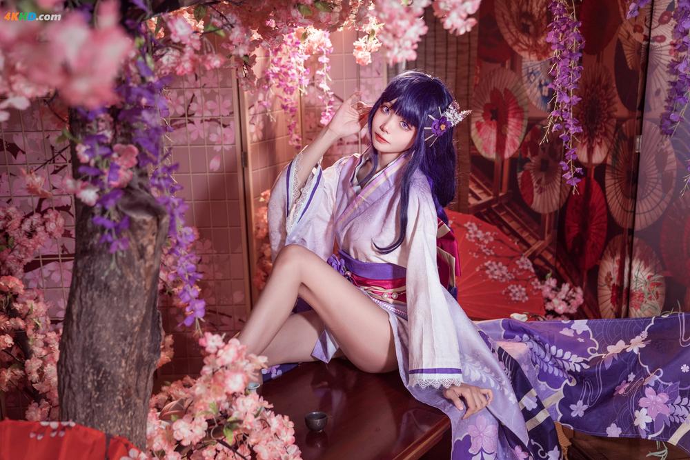 《艾西aiwest – 雷电将军[576MB-30photos]》图集预览