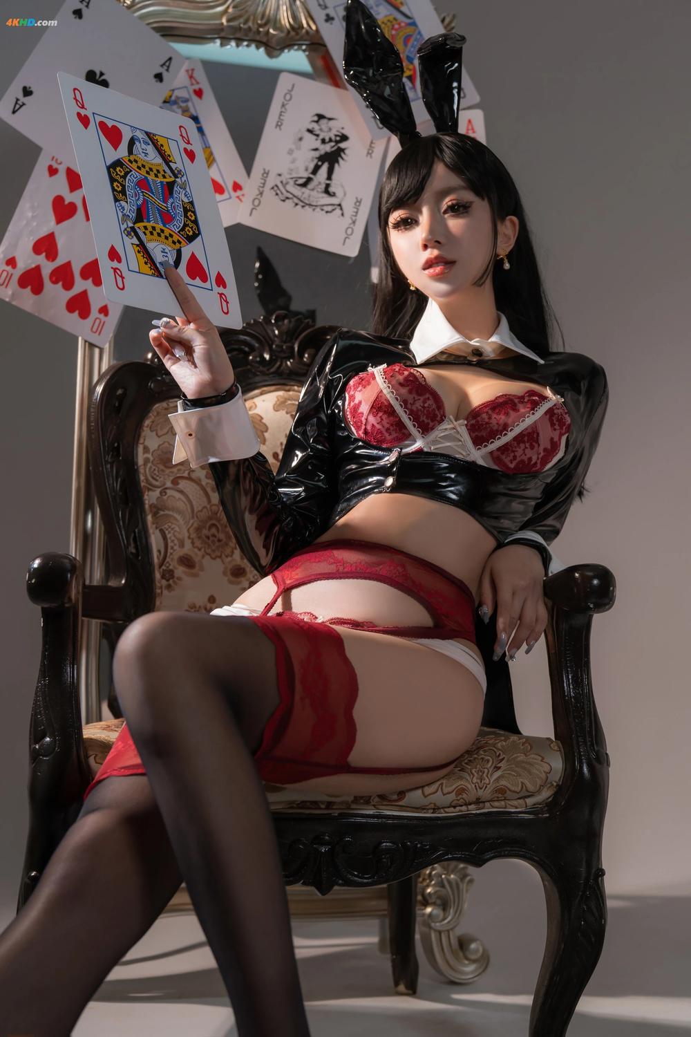 《过期米线线喵 – 兔女郎[199MB-50photos]》图集预览