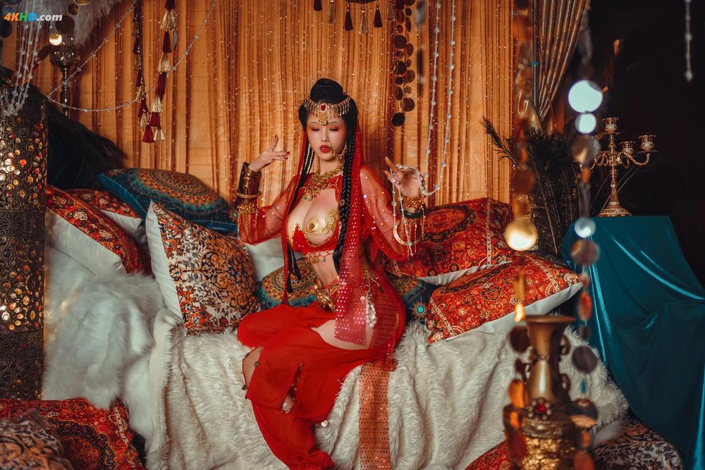 《钛合金TiTi – 塞上红鸾[1688MB-52photos]》图集预览