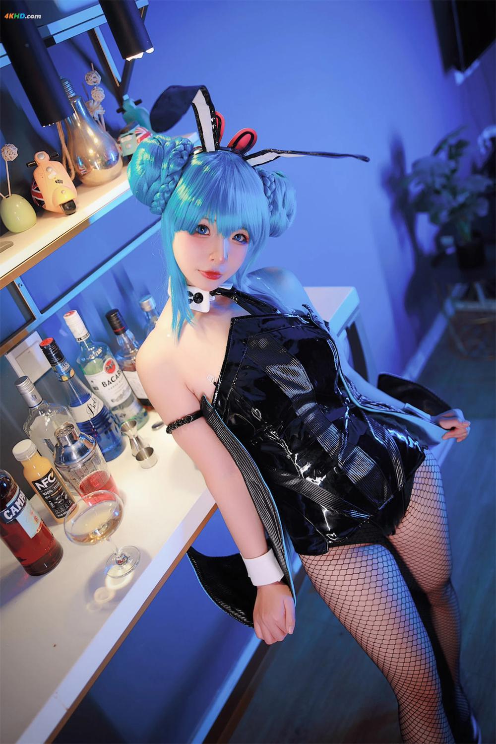 《Kokuhui – Miku the Bunny Miku黑兔女郎[167MB-50photos]》图集预览