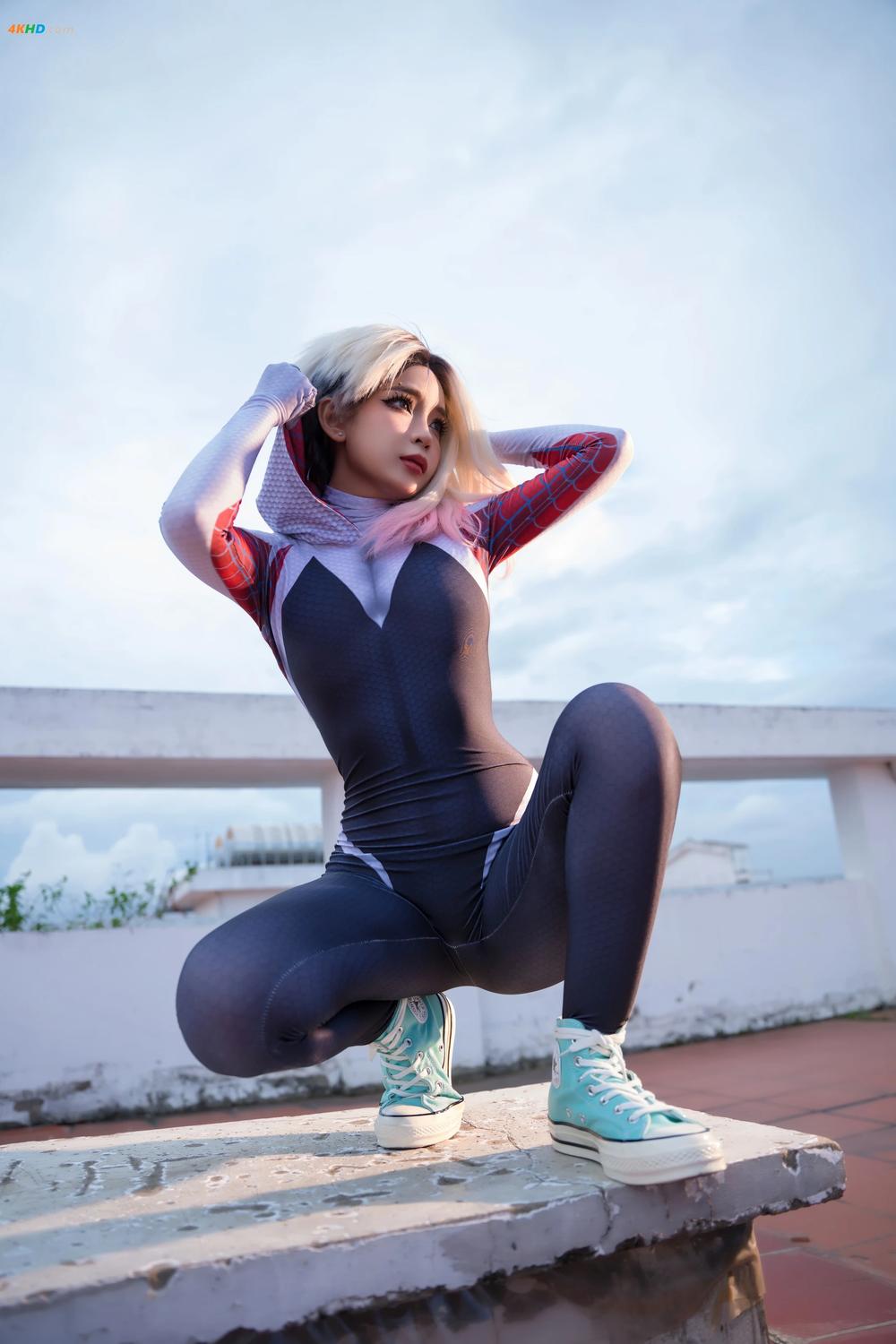 《Umeko J – Spider Gwen[1253MB-150photos]》图集预览