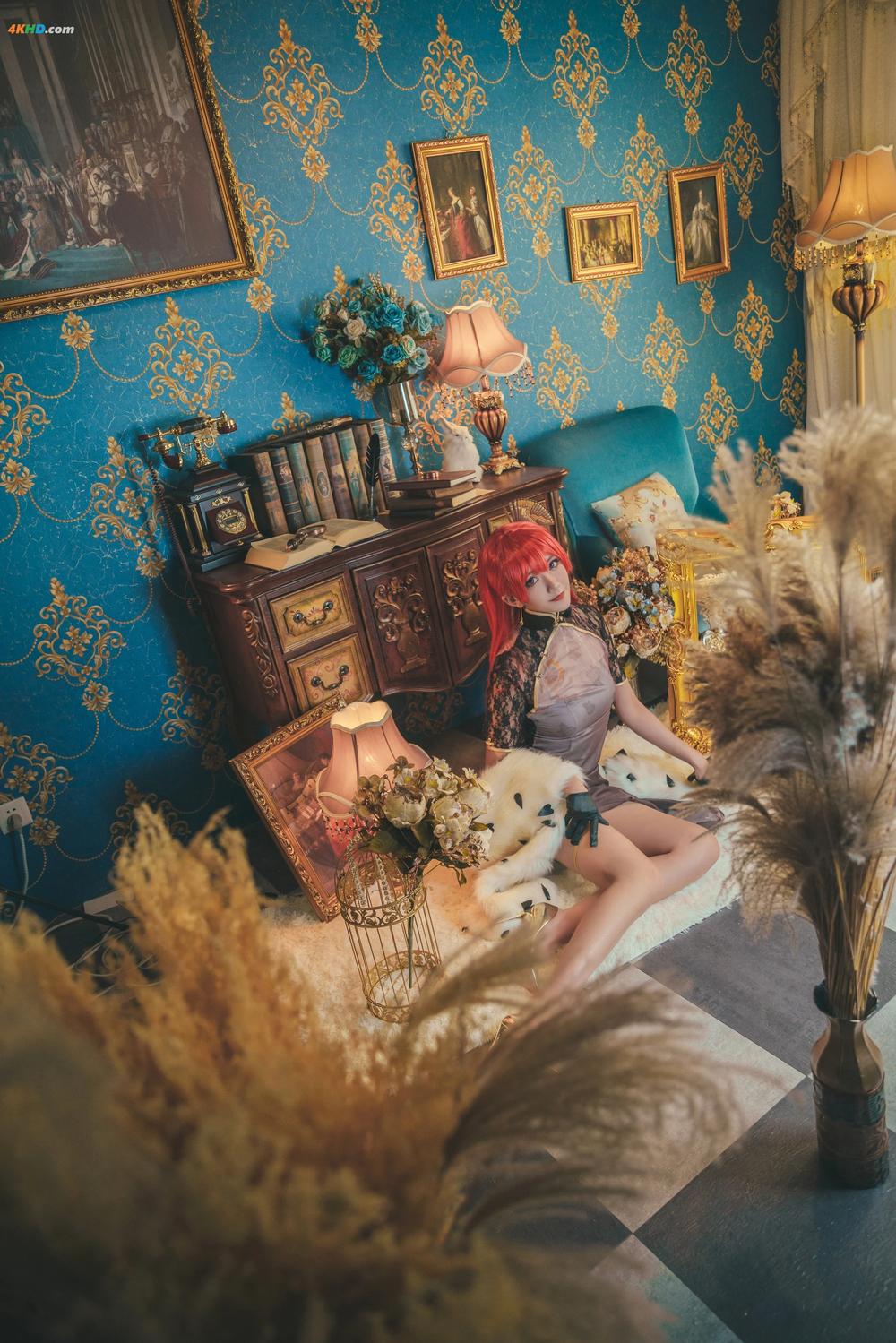 《源纱希喵喵喵 – 君主旗袍[237MB-16photos]》图集预览