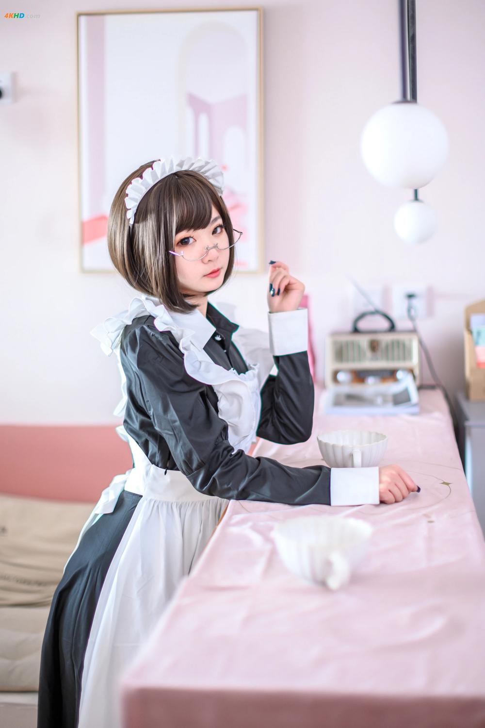 《萌妹是青水 NO.004 – 女仆[305MB-35photos]》图集预览