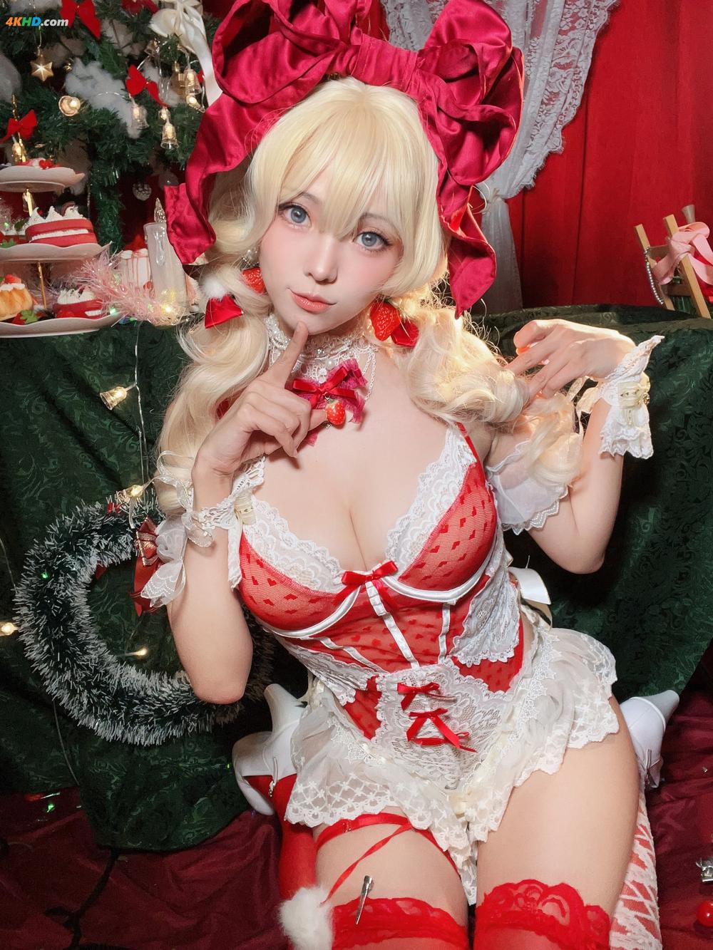 《Ely_eee(ElyEE子) – 草莓蛋糕少女[68MB-33photos]》图集预览