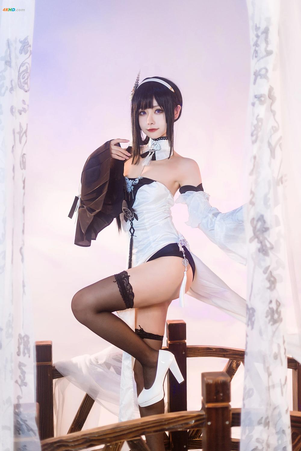 《Momoko葵葵 NO.041 – 碧蓝航线镇海 奇奢花苑[55MB-24photos]》图集预览