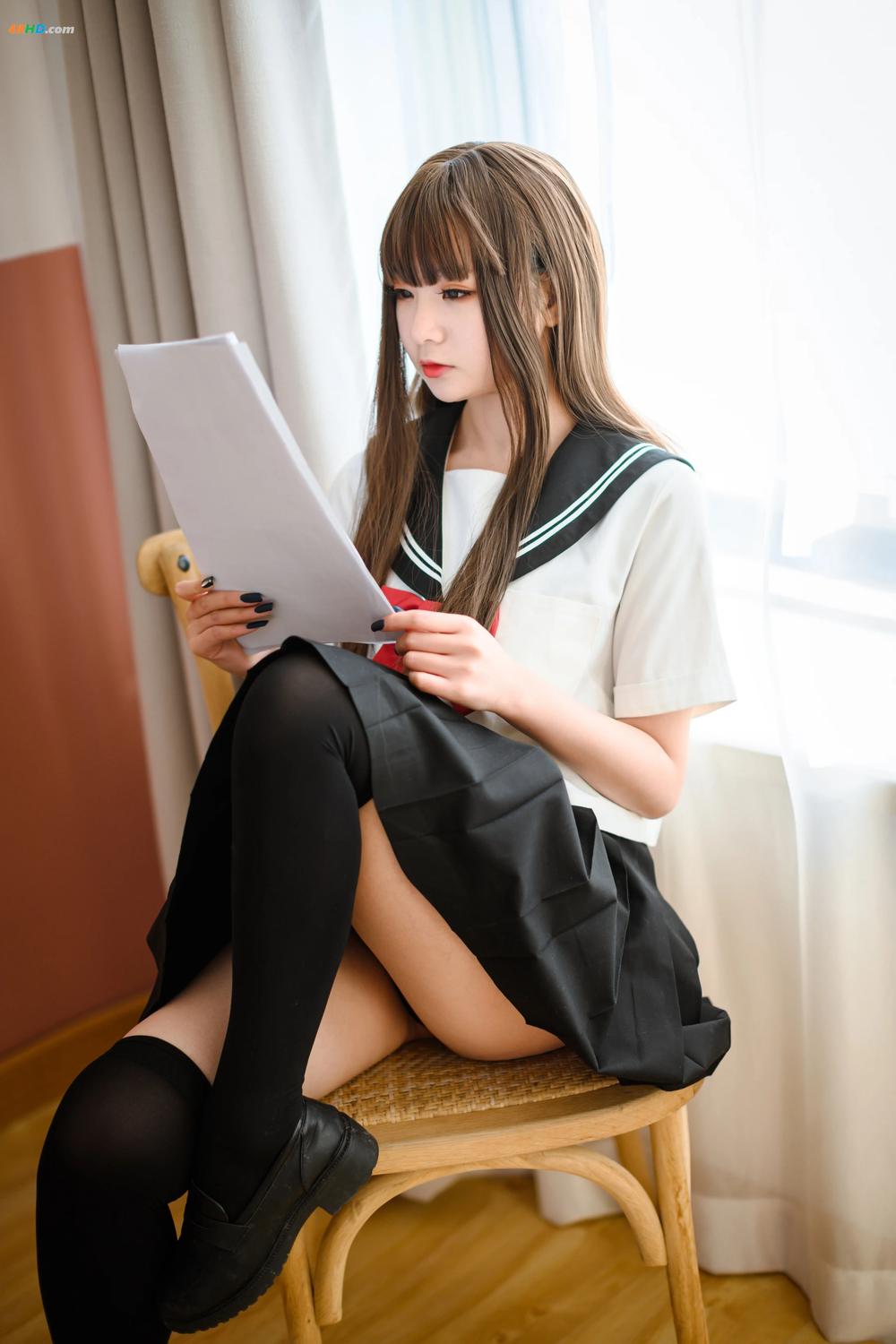《萌妹是青水 – JK制服[354MB-30photos]》图集预览