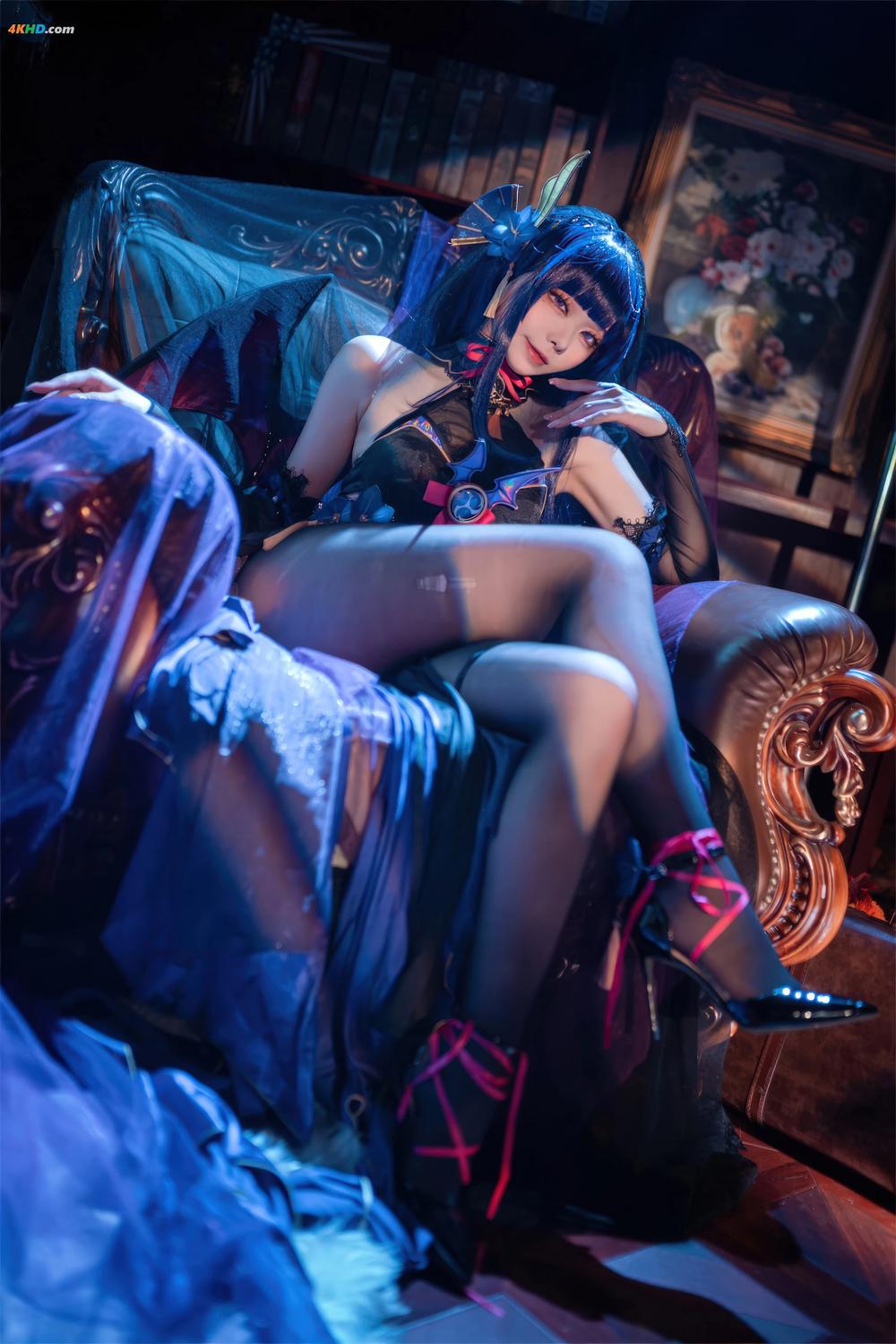 《安食Ajiki – 原神 雷电将军魅魔[247MB-35photos]》图集预览