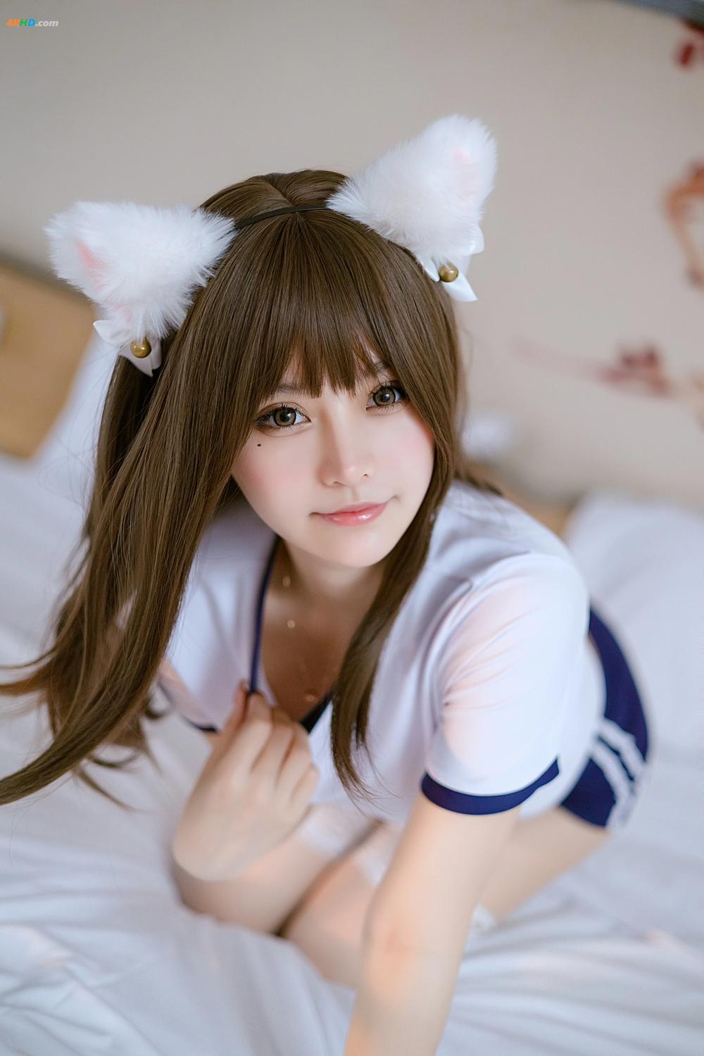 《芊芊酱w – 猫耳体操服私房[212MB-18photos]》图集预览