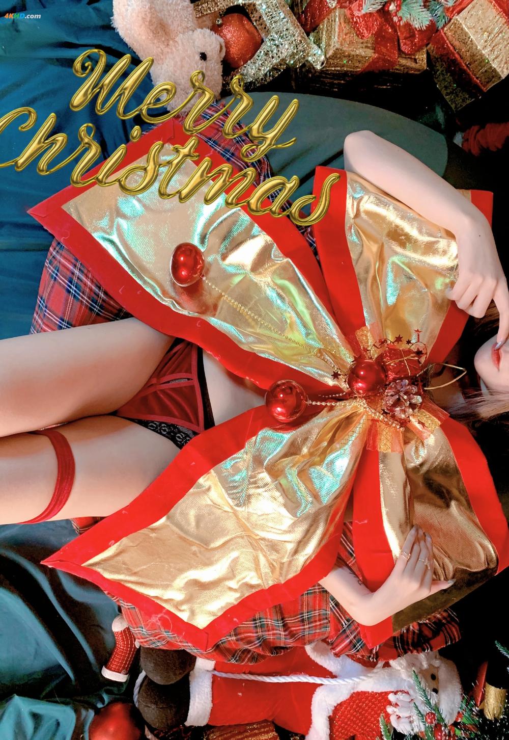 《猫九酱Sakura – 猫妹圣诞特辑[157MB-41photos]》图集预览