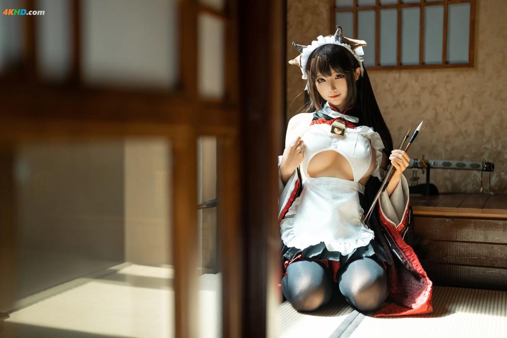 《蠢沫沫 – 牛牛女仆[110MB-15photos]》图集预览